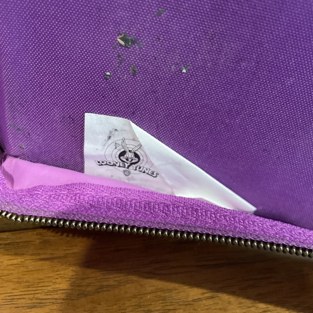 Looney Tunes‎ Tweety Bird Trapper Keeper Style Zippered Binder Rubber Frame